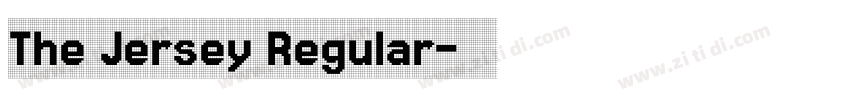 The Jersey Regular字体转换